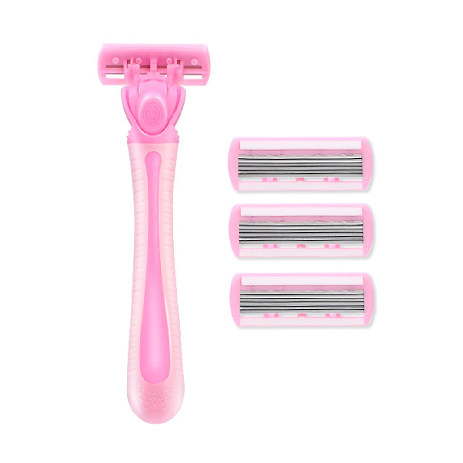 GT 6 слойная бритва для женщин нож удаления волос 1 держатель бритвы и 4 лезвия