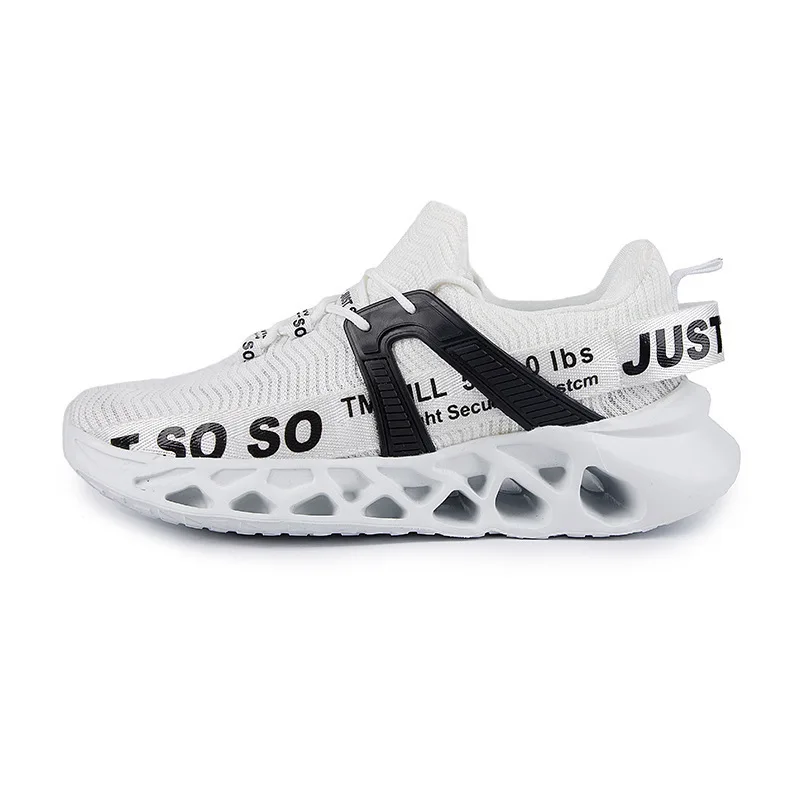 

Large Size 48 Men's Shoes New Couple Sports Shoes Flying Woven Breathable Casual Shoes Blade Bottom Youth Running Shoes Men