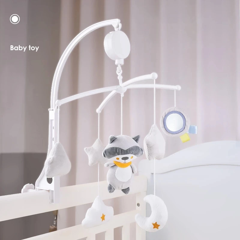

Educational Children's Newborn Baby Toys 0-12 Months Babies Games Newborn Musical Toy Bed Bell Mobile On The Bed Rattles
