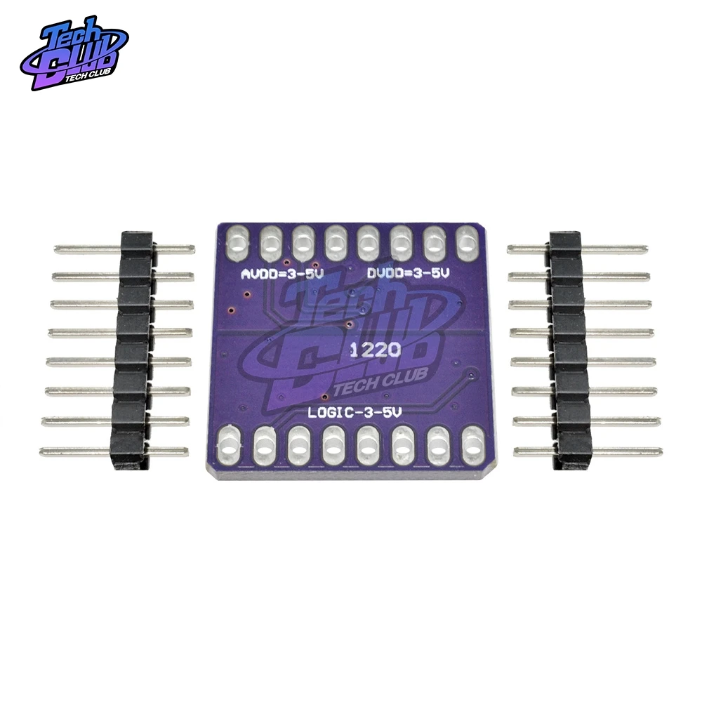 ADS1220 ADC 24 битный модуль преобразователя I2C с низким энергопотреблением аналогово