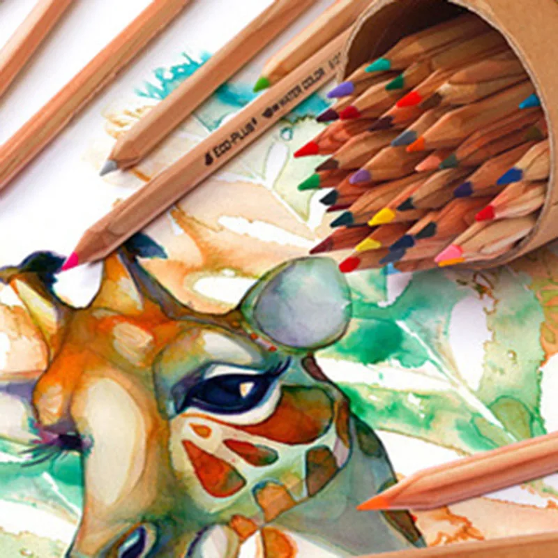 

24/36/48/72 Colors Colouring Pencils Set Oil Based Color for Artist Field Sketch Drawing VDX99
