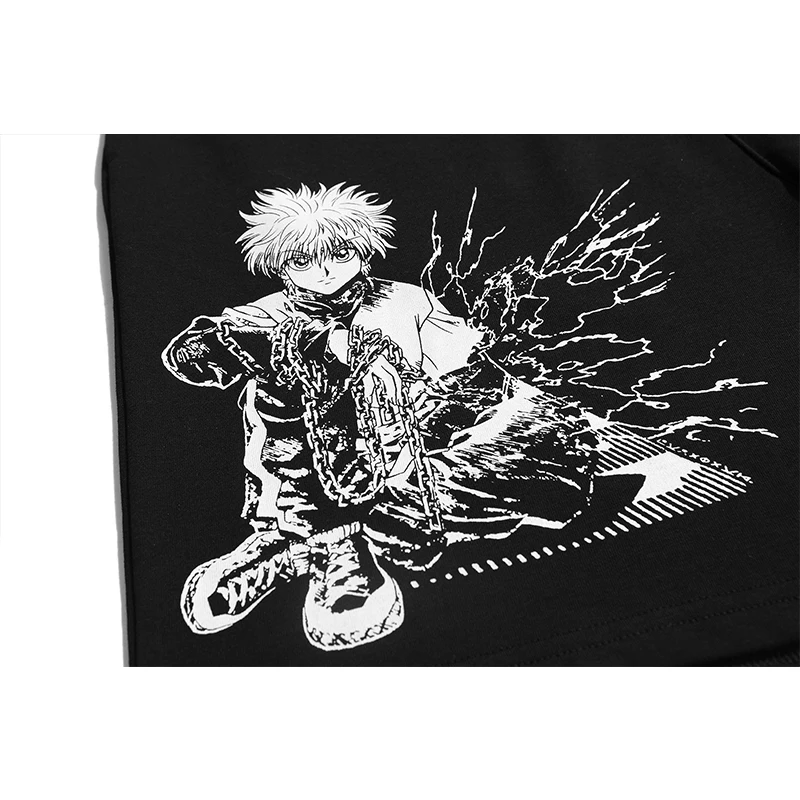 Брюки мужские хлопковые в стиле хип-хоп повседневные штаны с принтом японского