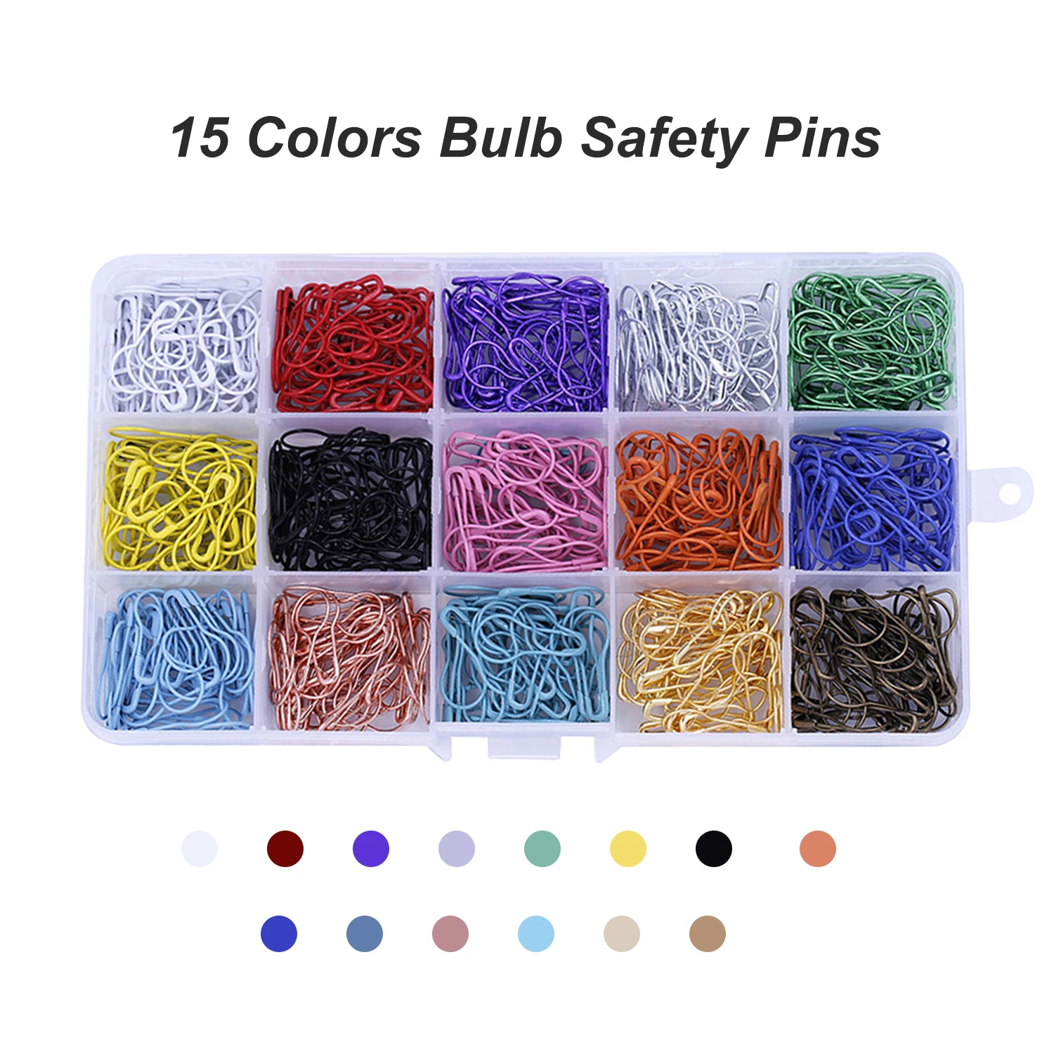 Защитные булавки для одежды 450-750 шт серебряное золото черный Калабаш булавка