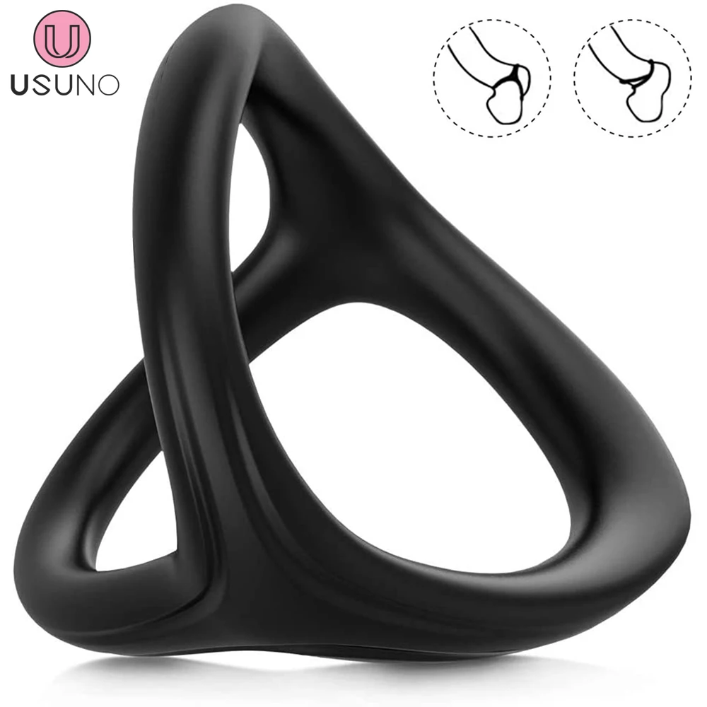 

Sexy Men's Ring Massager Dropshipping Sexshop Adult Games Intimate Toys Sexitoys for Men Couples Prolong Erection