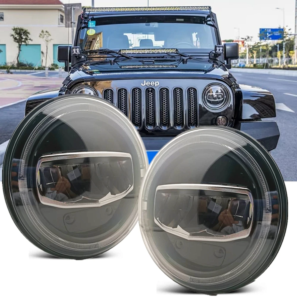Новый автомобиль аксессуары 7 дюймовый светодиодный головной светильник s DRL Halo