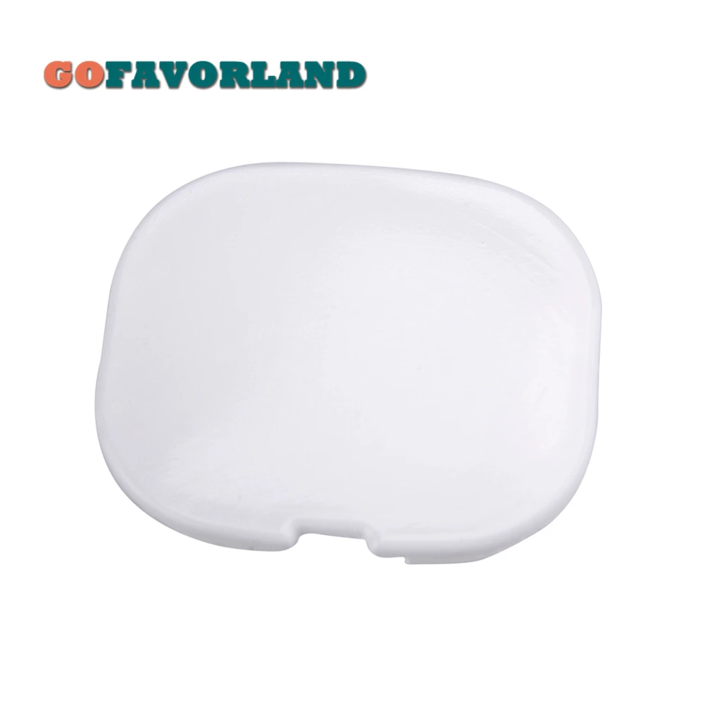 

White Front Bumper Tow Hook Eye Cover Cap Lid ABS For Smart Fortwo 453 2016 2017 2018