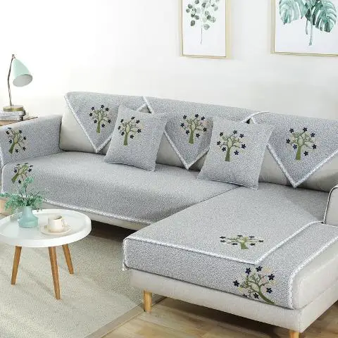 Подушка для дивана всесезонное простое тканевое полотенце гостиной хлопковая и