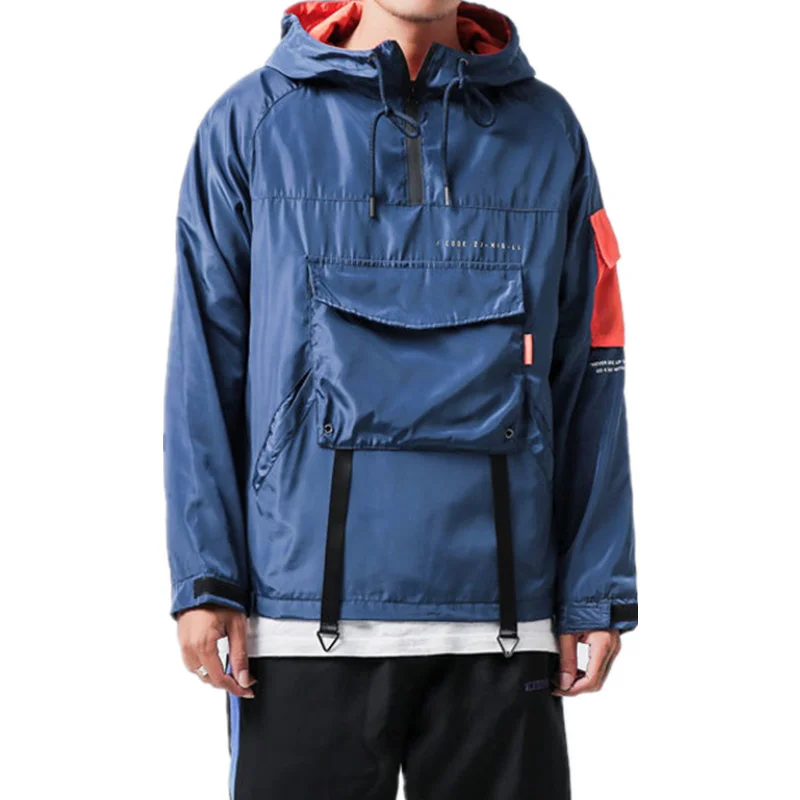 

Spring And Autumn Jackets Men's Casual Hooded coat Fashion Streetwear Casual Zipper Sweatshirts Male Tracksuit