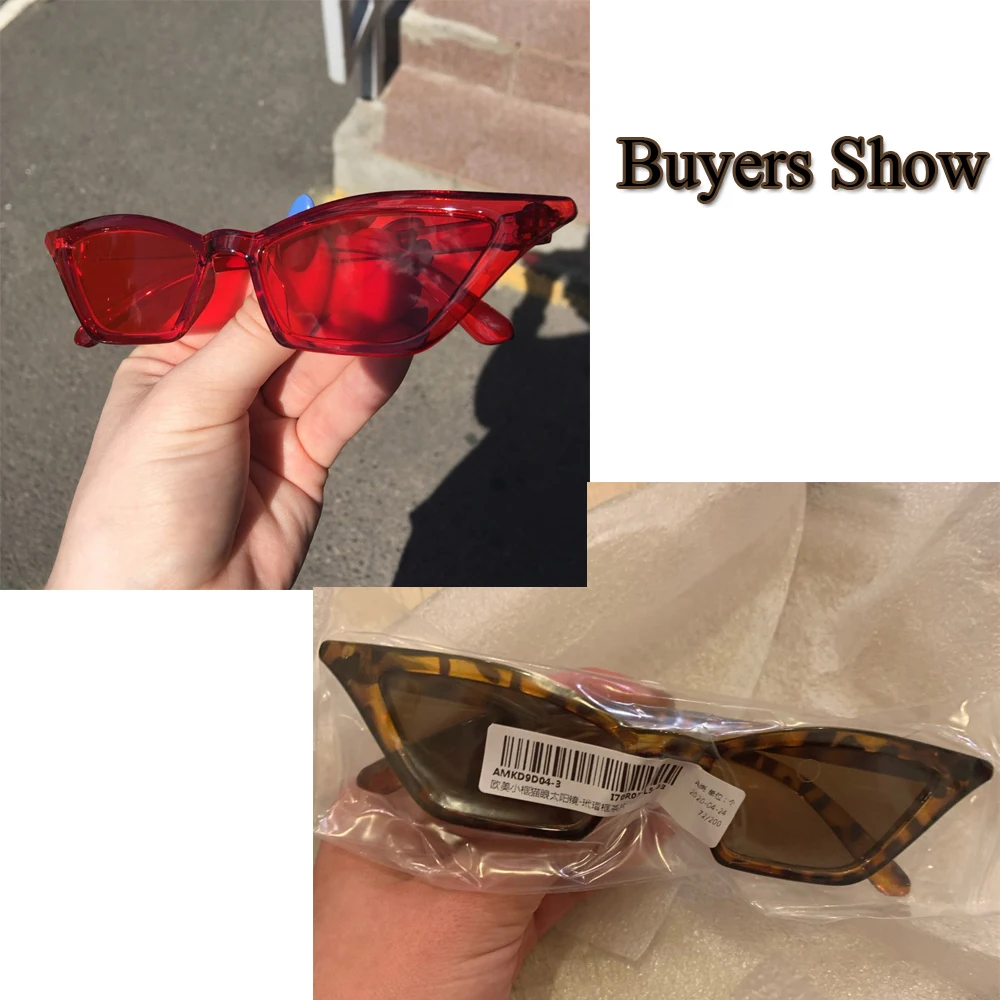 Женские солнцезащитные очки с маленькой оправой UV400 Винтажные Солнцезащитные