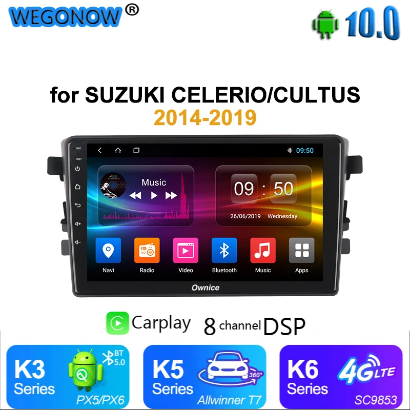 Ownice автомобильный оптический DVD плеер с 9 &quotAndroid 10 360 ОЗУ 4 Гб ПЗУ 64 ГБ навигация GPS