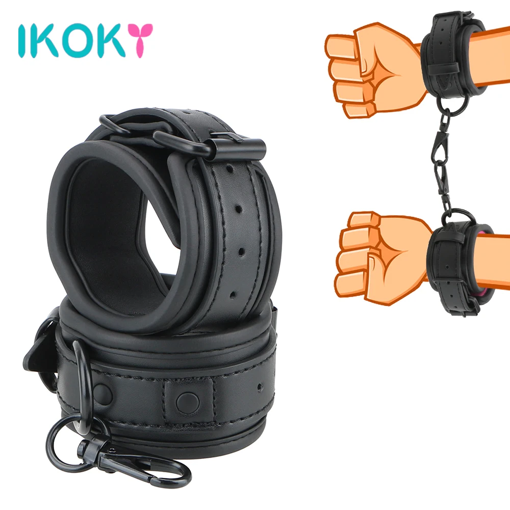 Наручники из искусственной кожи секс-игрушки для пар инструменты взрослых игр