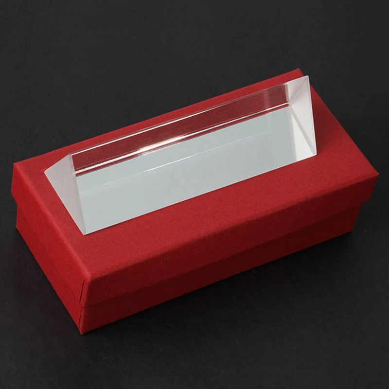 

Triangular Prism K9 Optical Glass Refractor Physics Teaching Refracted Rainbow