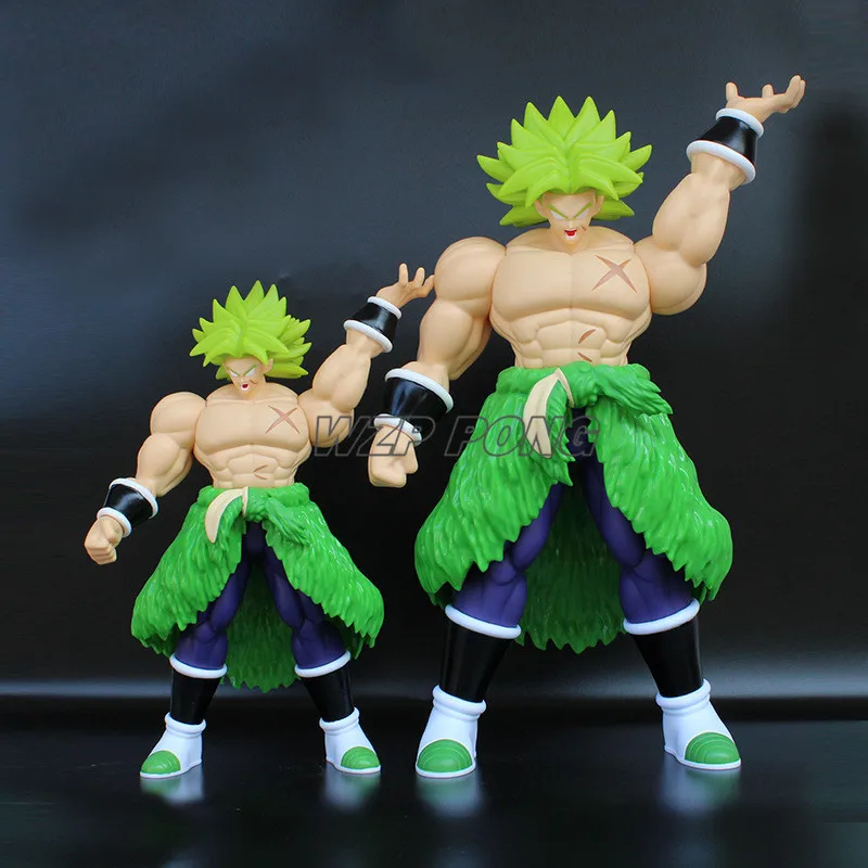 2 стиля Dragon Ball супер зеленый Супер Saiyan Broli фигурка куклы игрушки ПВХ Коллекционная