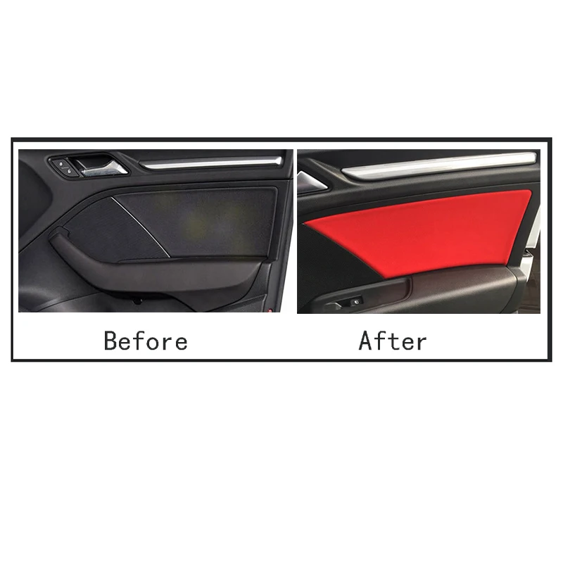 4 шт./компл. крышка подлокотника автомобильной двери из микрофибры аксессуары для