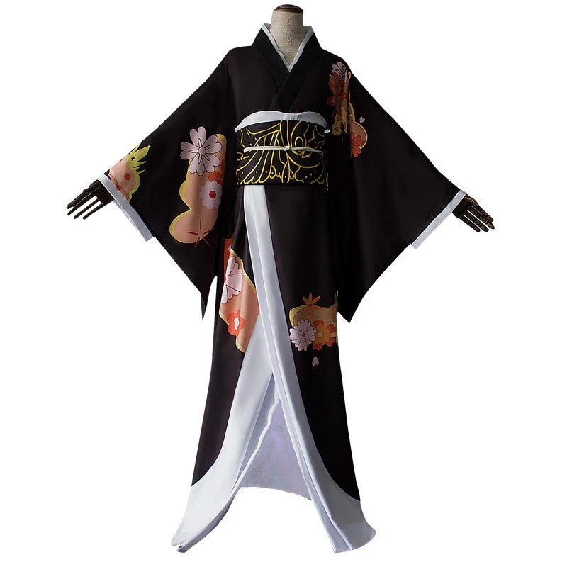 

Demon Slayer Kibutsuji Muzan Fashion Cosplay Costumes Suit Kimono Kokushibou Uzui Tengen Wigs Adult Japanese Anime Clothes Dress