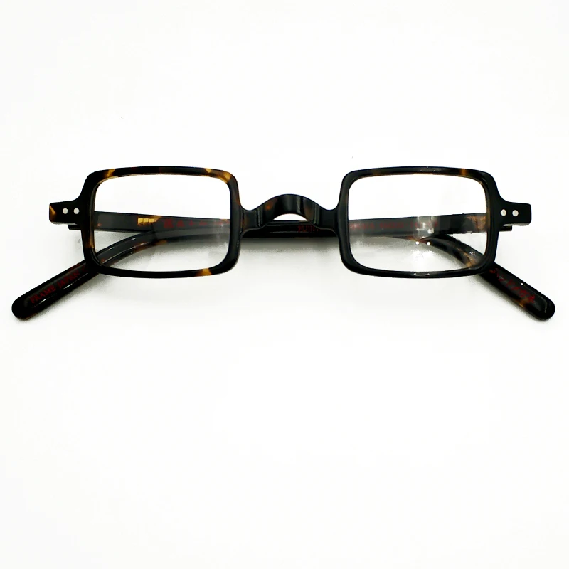Ацетатные очки для взрослых, квадратные очки с очень маленькими линзами, мужские и женские очки по рецепту для близорукости от AliExpress WW