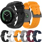 Ремешок силиконовый для Suunto 7 9 Baro, сменный Браслет для спортивных часов Suunto D5 Spartan
