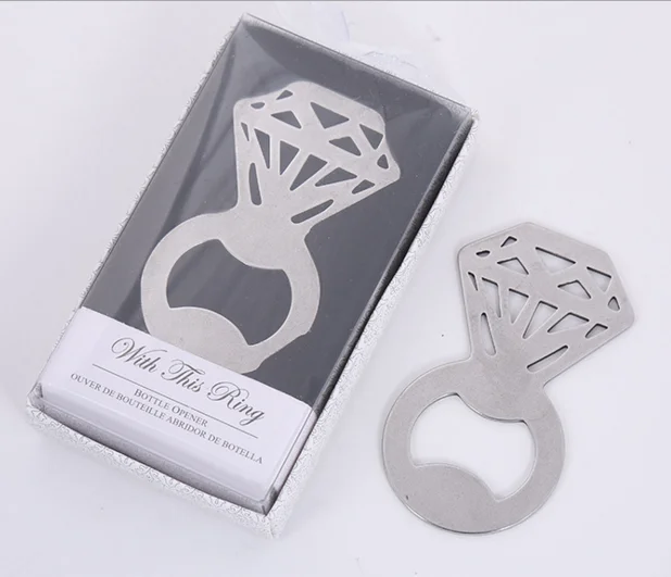 (25 шт./лот) уникальный свадебный подарок сверкающий и Алмазный флакон открывалка