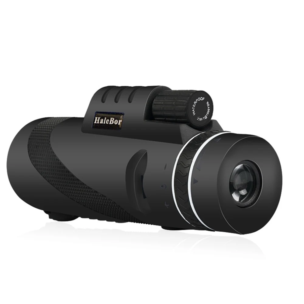 

HaleBor 50x60 Monocular BAK4 Waterproof Night Vision HD Telescope For Hunting Camping With Smartphone Holder Tripod