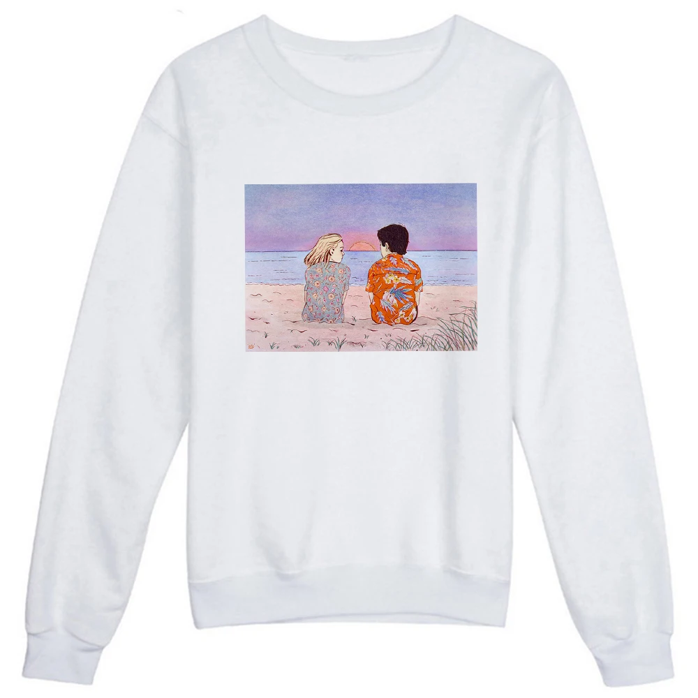 

Streetwear Punk Style The End Of The World Peinted Women Hoodies Sweatshirt Ulzzang Anime Cartoon Harajuku Oversized Hoodie