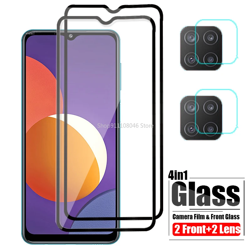 

Защитное стекло для экрана и камеры Samsung Galaxy M12, Защитная пленка для Samsung M12, Galaxy M 12 12M 2021
