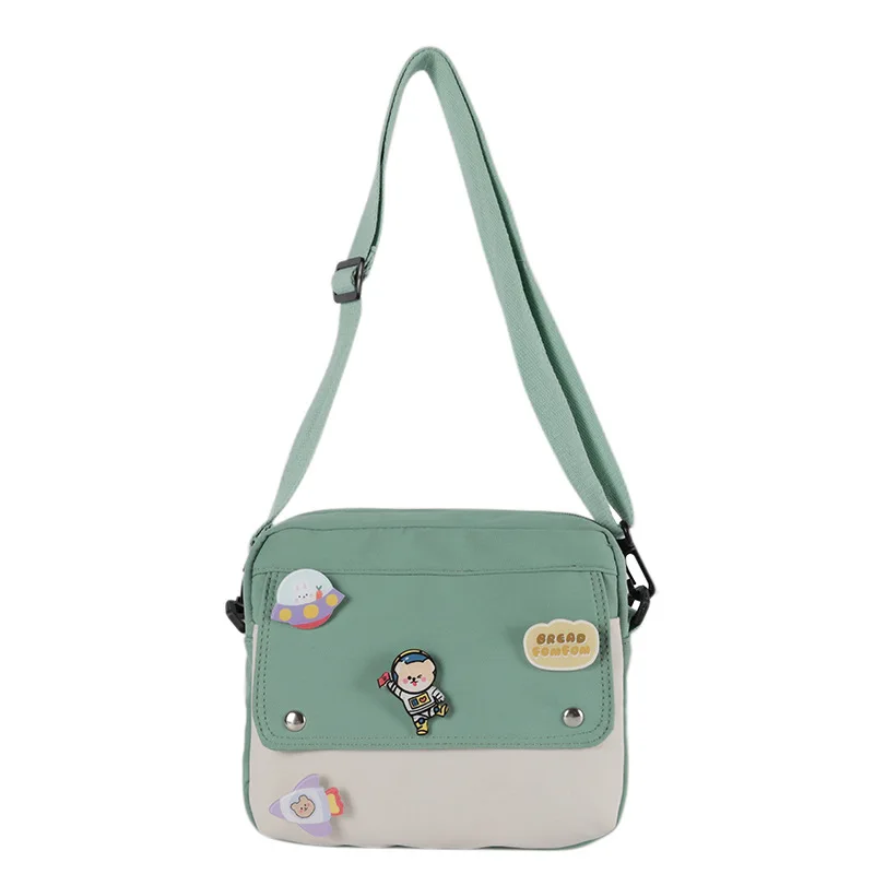 

Korean Fashion Small Bag Women Nylon Bag Sweet Girls Crossbody Bags Women Shoulder Bag New 2021 Casual Bags Bolsa Feminina Sac