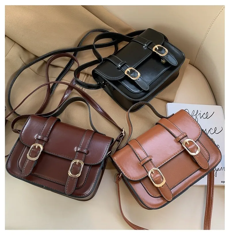 

Shangxin small bag women's new autumn and winter fashion soft face Pu women's Single Shoulder Bag Messenger Bag