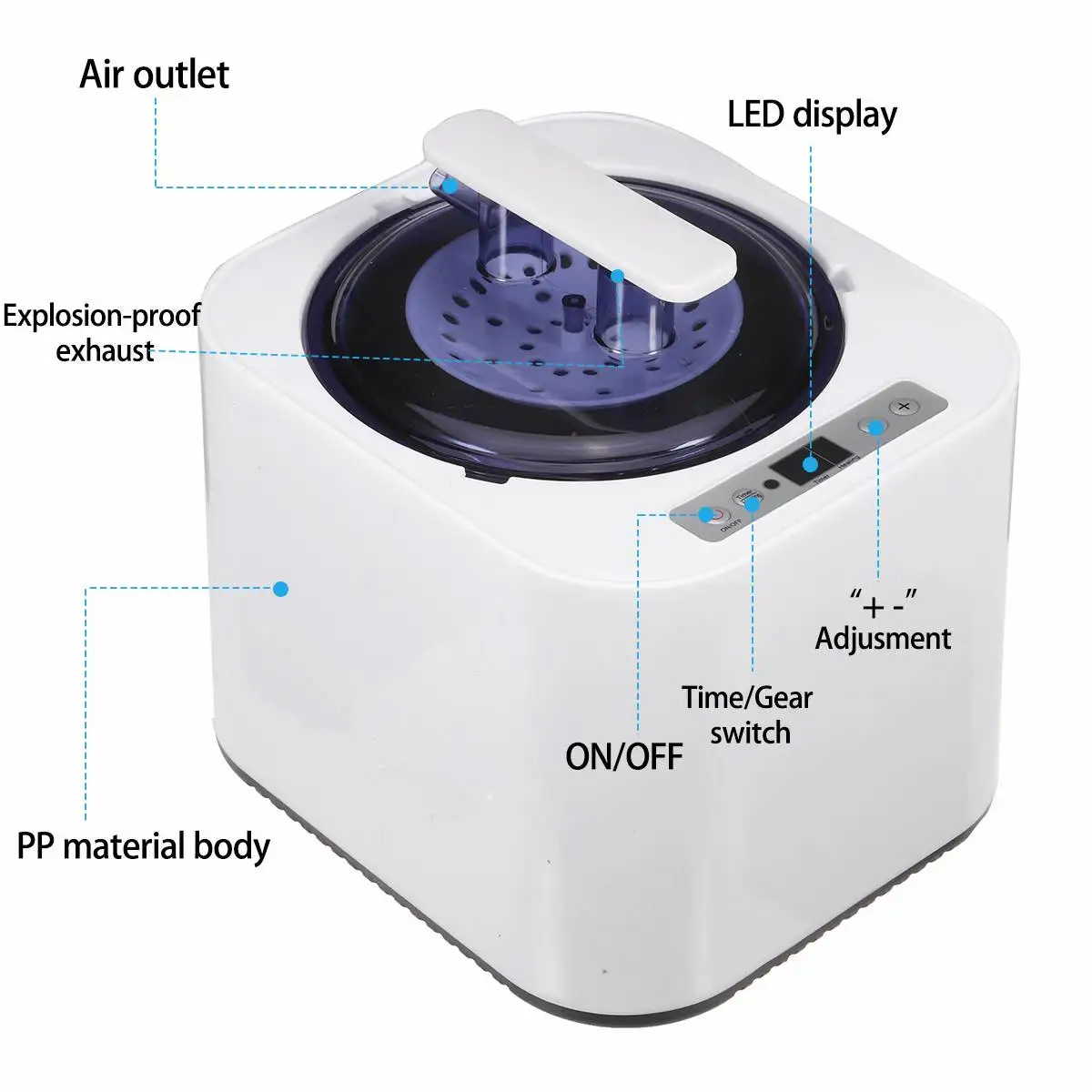 

2L 1000W Sauna Generator For Sauna Spa Tent Body Therapy Fumigation Machine Home Steamer Therapy Suitable For Kitchen