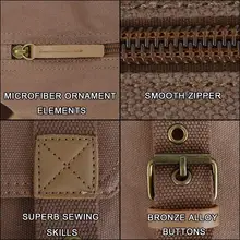 DSLR Camera Shoulder Bag Canvas Camera Backpack Outdoor Photo Video Travel Camera Protective Case for Canon Nikon Sony Pentax