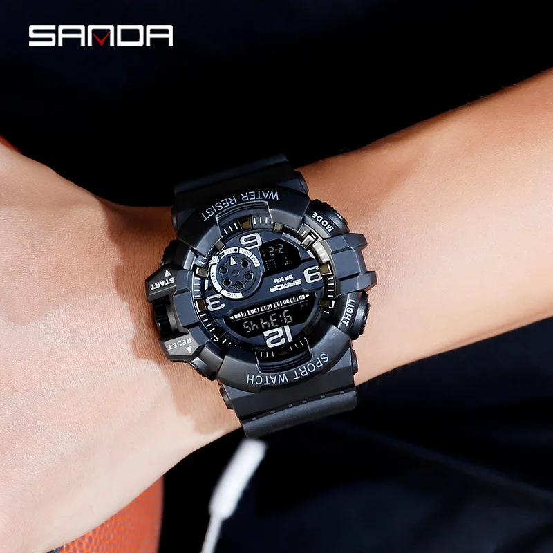 TOP Famous Military Army Sport Watch Men Top Brand Luxury Electronic LED Digital Wristwatches Male Clock Relogio Masculino | Наручные