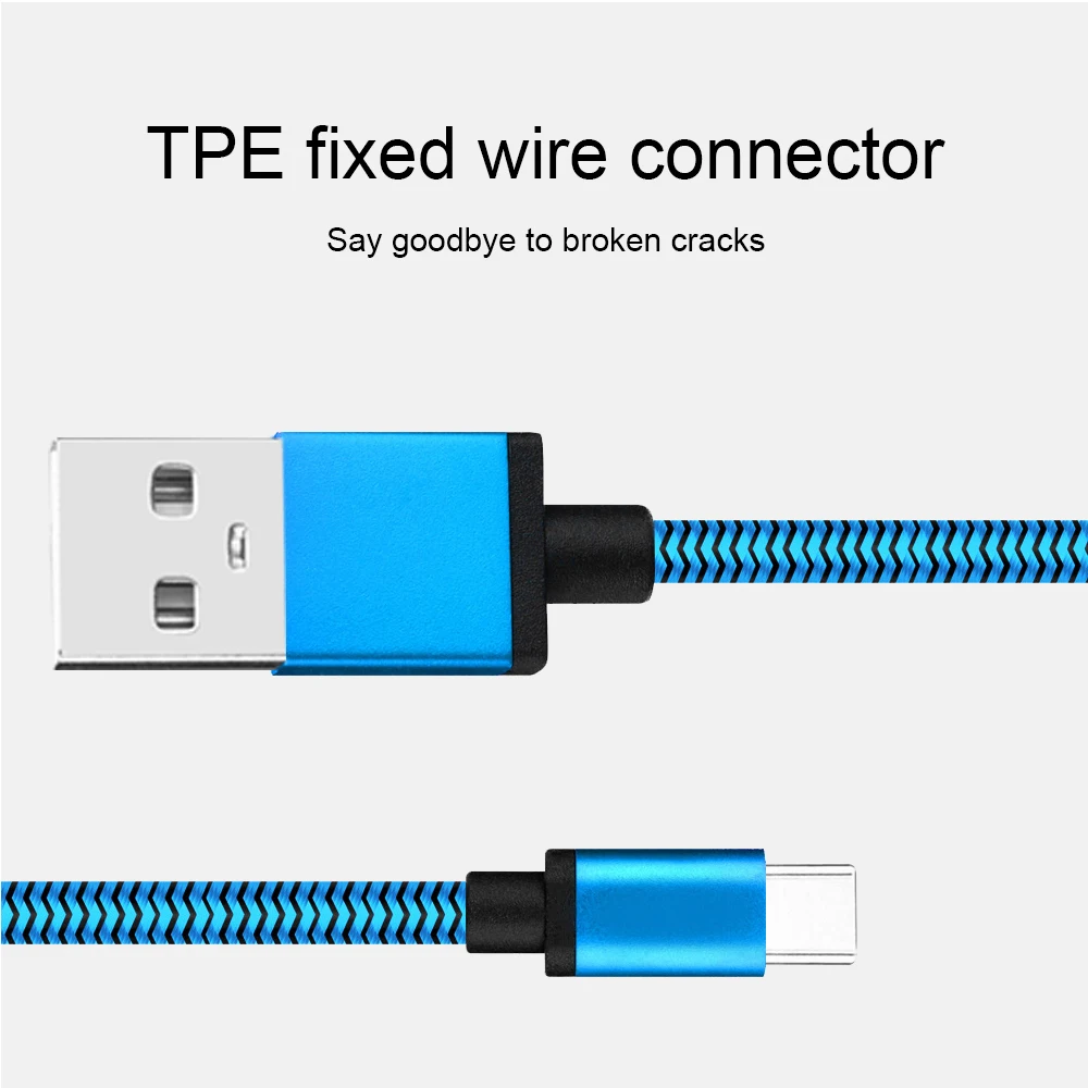 1 м 2 м кабель type C USB C кабель для быстрой зарядки данных для samsung S9 S8 оранжевый зеленый синий Мобильные кабели для мобильных телефонов 1A 1.7A