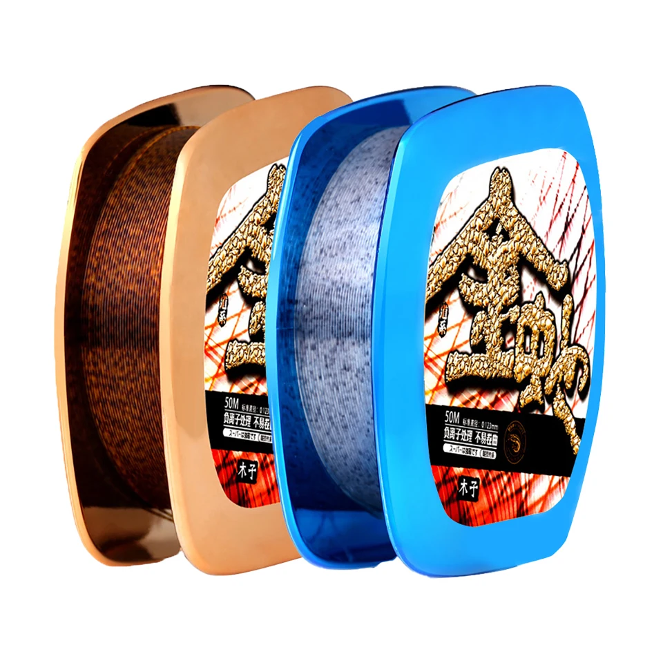 

50M Invisible Fishing Line Speckle Carp Monofilament Line Super Strong Nylon Fish Line Japanese Fish Line Spotted Fishing Line