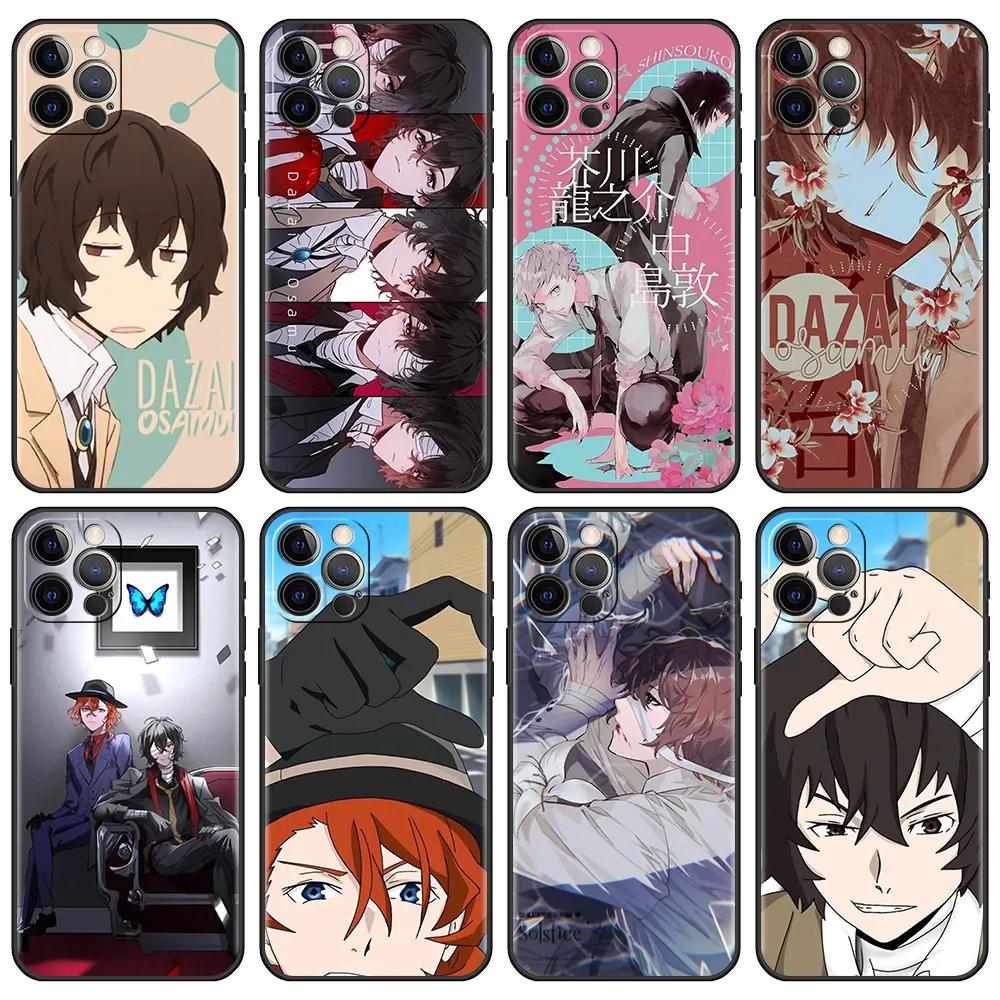 

Soft Case For Apple iPhone 13 12 Mini 11 Pro 7 XR X 6 6S XS Max 5 5S SE 8 8S Plus Tpu Phone Cover Anime Bungou Stray Dogs Dazai