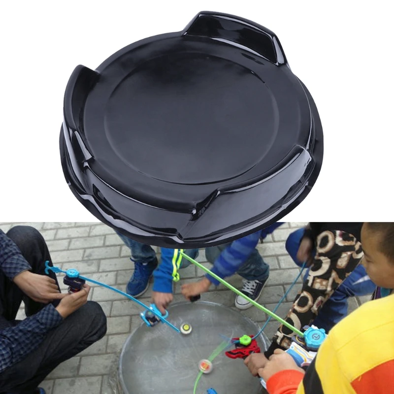 New Durable Attack Battle Top Plate Black Stadium Combat Arena Beyblade Bey Toy Y4UD