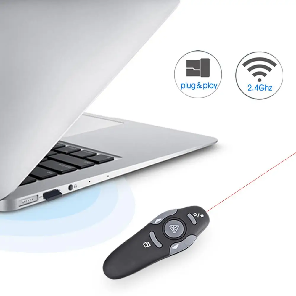 PPT Laser Pointer Slide Presenter Red Light High Power Lazer Wireless USB Pen Beam For Teacher |