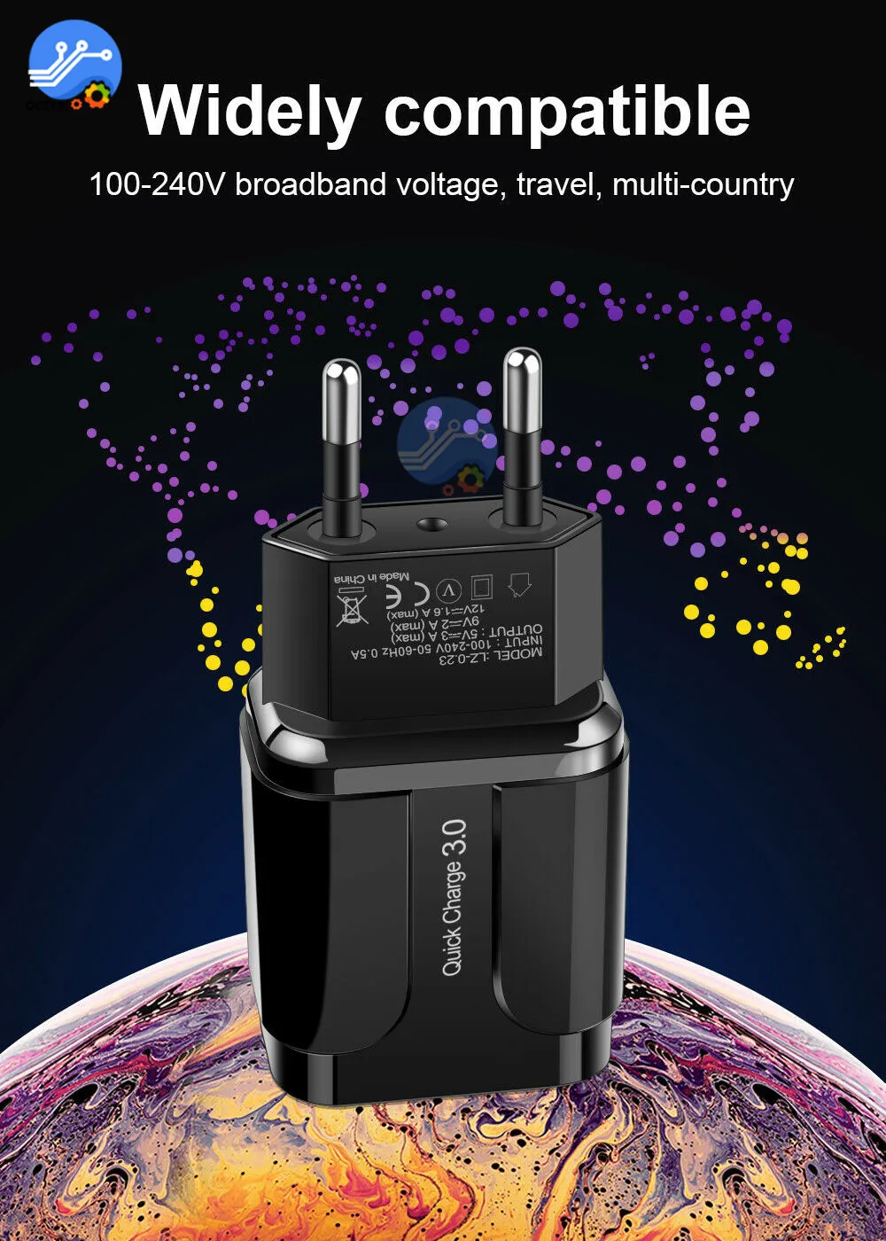 5V 3A Быстрая зарядка QC 3,0 USB зарядное устройство ЕС США вилка Путешествия стены мобильный телефон зарядное устройство адаптер, быстрая зарядка для iPhone для Xiaomi