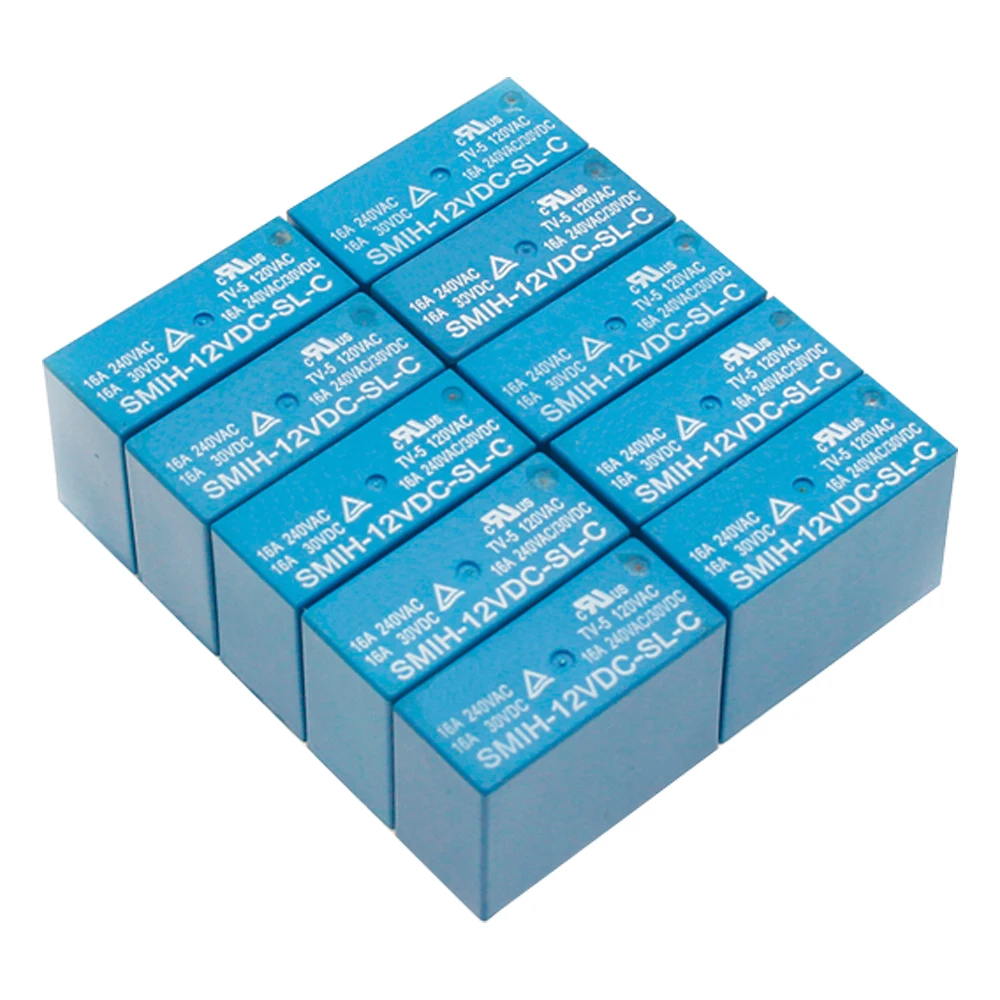 10PCS Power Relays SMIH-05VDC-SL-A SMIH-12VDC-SL-A SMIH-24VDC-SL-A SMI-05VDC-SL-A SMI-12VDC-SL-A SMI-24VDC-SL-A SMI-05VDC-SL-2C