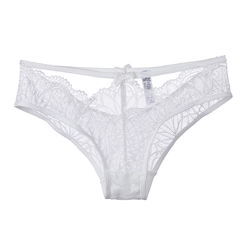 

3 Pcs/Set French Hot Ladies Sexy Transparent Panties Women Temptation Lace Briefs Girls Underwear Sexy Hollow Low-rise Underpant
