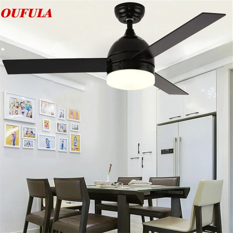 

FAIRY Ceiling Fan Lights Lamps Contemporary Remote Control Fan Lighting Decorative For Dining Room Bedroom Restaurant