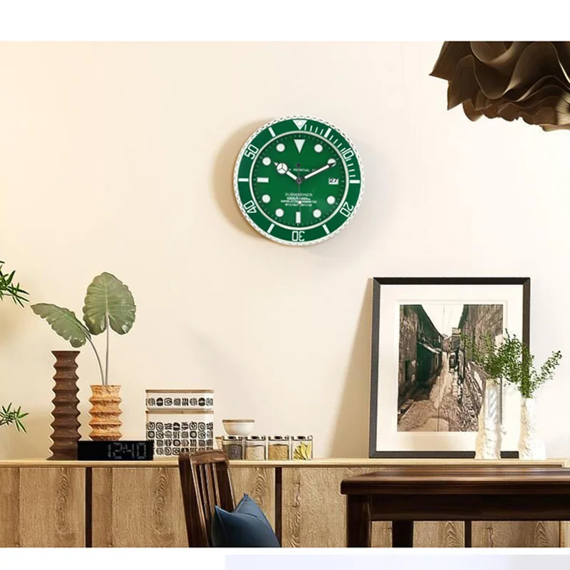 Luxury Brand Design Metal Art Watch Clock Luminous Function Top Quality Home Decor Wall Clocks with Corresponding LOGO | Дом и сад