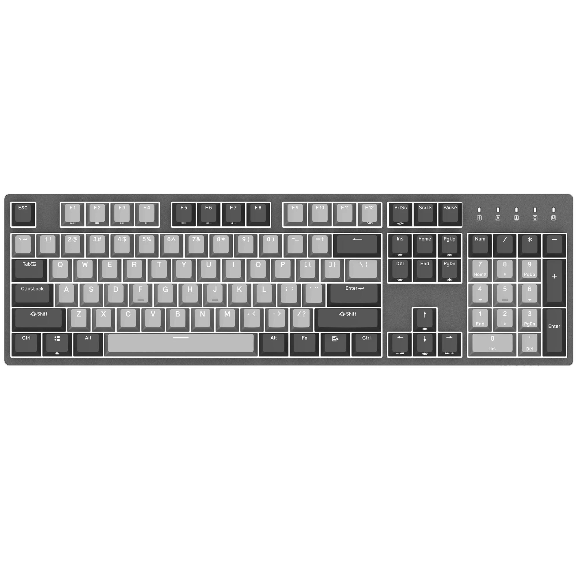 Durgod 104 corona k310 механическая клавиатура с подсветкой cherry mx переключатели pbt doubleshot