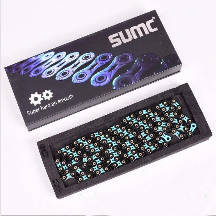 2021 SUMC 11 s цепь с алмазным покрытием скоростная для велосипеда SX11SL MTB Сверхлегкая