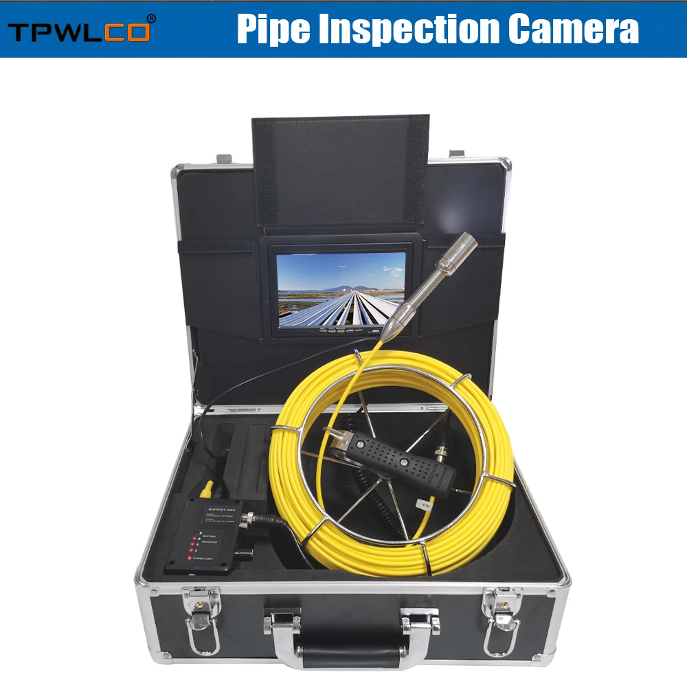 

Diameter 23mm 7"TFT Monitor 20/30/40/50M Cable Industrial Pipeline Endoscope Camera Sewer Sewage Inspection System