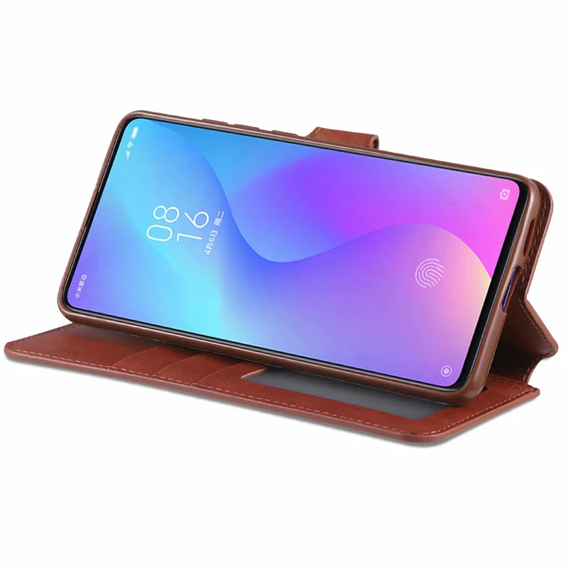 Чехол для телефона Xiaomi mi 9T Pro, премиальный кожаный чехол-книжка, чехол для визиток, держатель для кредитных карт, откидная крышка для Red mi K20 Pro Coque