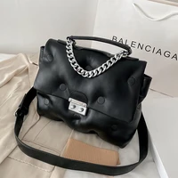 brand designer small chain leather crossbody bags for women 2021 new simple totes shoulder bag lady luxury handbags and purses