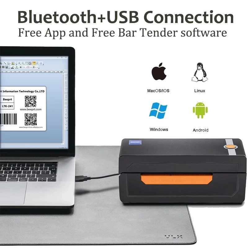 BEEPRT 4-дюймовая стандартная с держателем для этикеток USPS Ebay Etsy Shopify 4 × 6 принтер |