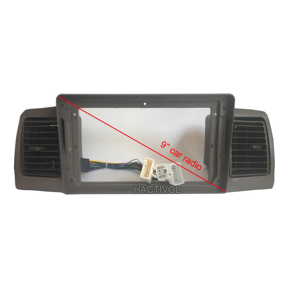 2 din автомобильный радиоприемник стерео радио GPS панель рамка замена для Toyota Corolla