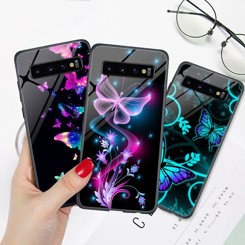 Чехол для Samsung J3 2016 жесткий поликарбонатный ТПУ Черный Galaxy J1 J5 J7 2017 J6 глянцевый