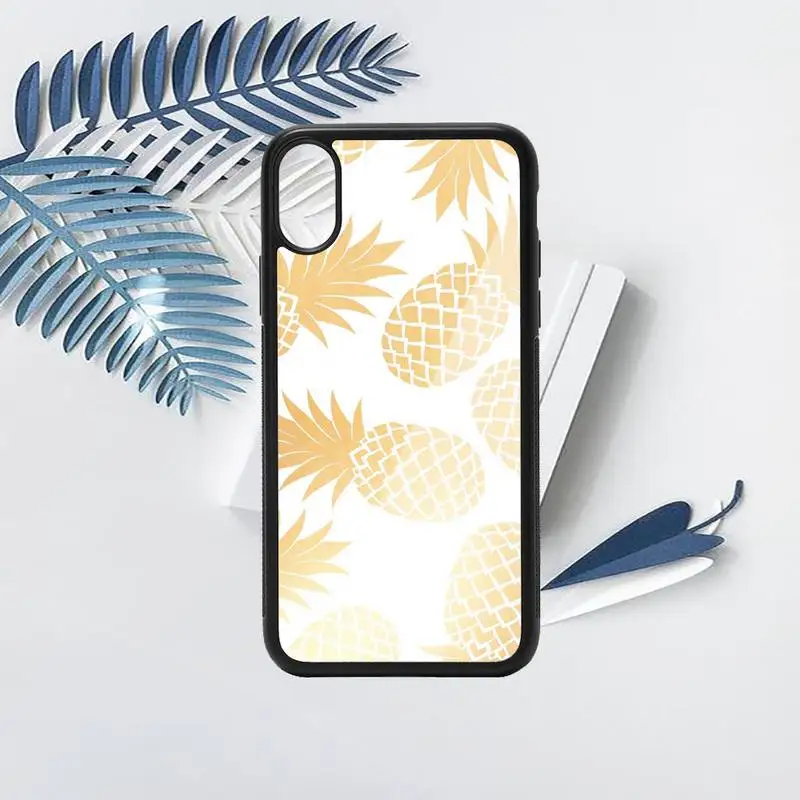 

Aesthetics pineapple pattern Phone Cases PC for iPhone 11 12 pro XS MAX 8 7 6 6S Plus X 5S SE 2020 XR