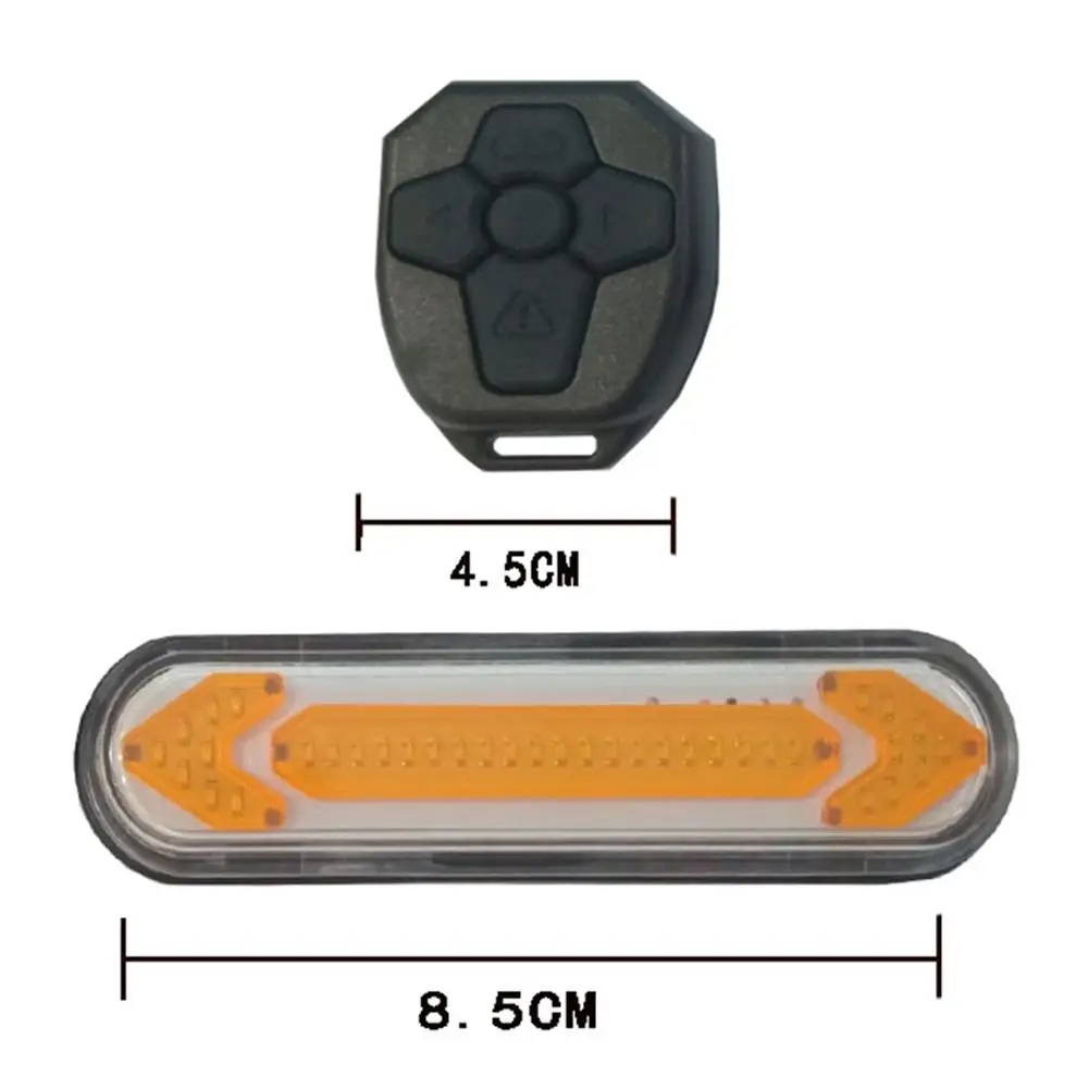 

Bicycle Bike Taillight Riding Turn Signal LED Wireless Remote Control MTB Safety Warning Light USB Charging Bicycle Accessories